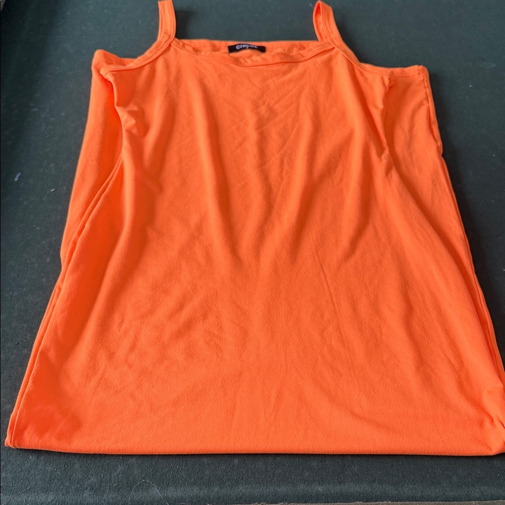 Chic Bright Orange Sleeveless Top. CAJA. #. 1.‎ C - Picture 4 of 6